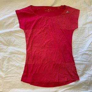 adidas hot pink shirt
